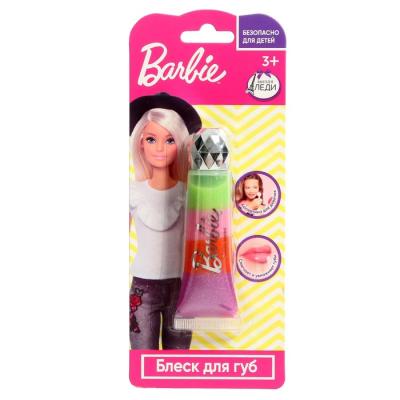 Косметика для девочек Barbie «Блеск для губ», 4 цвета