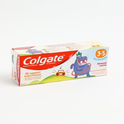 Детская зубная паста Colgate, 3-5 лет, вкус нежной мяты, 60 мл