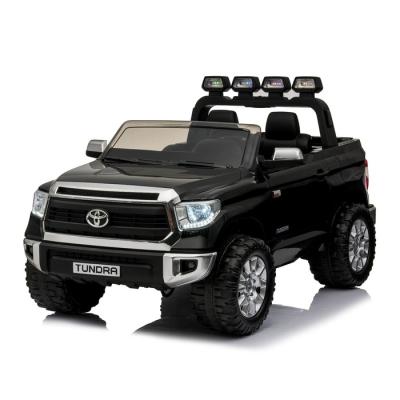 Электромобиль TOYOTA TUNDRA, EVA колёса, кожаное сидение, цвет чёрный