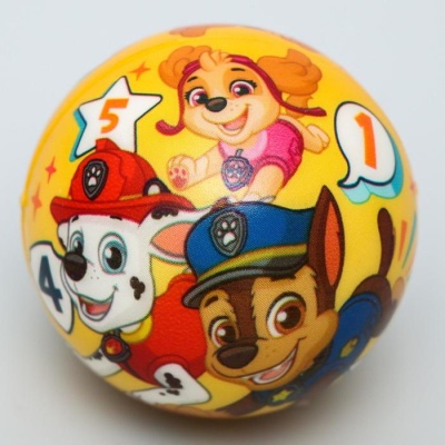 Мягкий мяч Paw Patrol «Цифры», 6,3см, МИКС