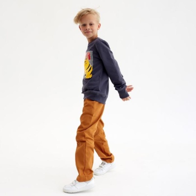 Свитшот для мальчика MINAKU: Casual Collection KIDS цвет графит, рост 146