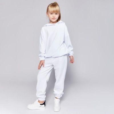 Комплект детский (худи, брюки) MINAKU: Casual Collection KIDS цвет белый, рост 104