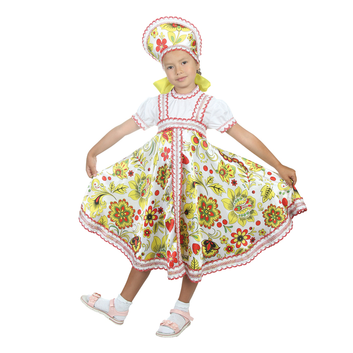 Русский народный костюм на девочку