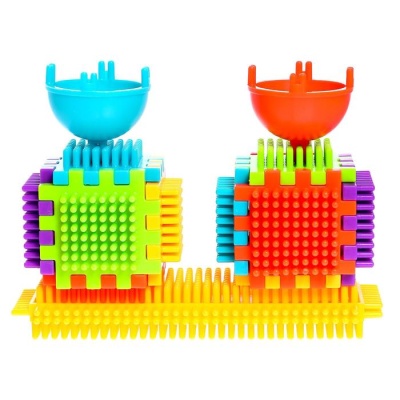 Конструктор игольчатый BRISTLES, 90 деталей, 5 световых элементов